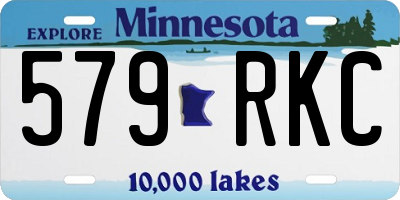 MN license plate 579RKC