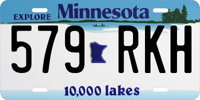 MN license plate 579RKH