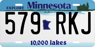 MN license plate 579RKJ