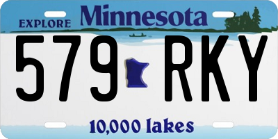 MN license plate 579RKY