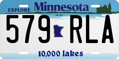 MN license plate 579RLA