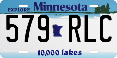 MN license plate 579RLC