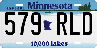 MN license plate 579RLD
