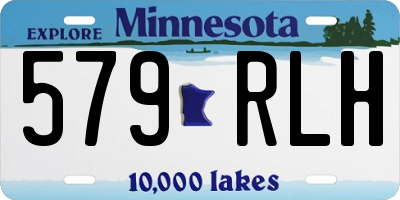 MN license plate 579RLH