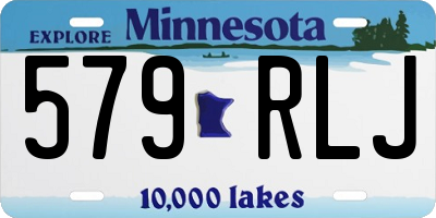 MN license plate 579RLJ