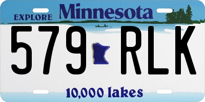 MN license plate 579RLK