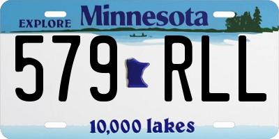 MN license plate 579RLL