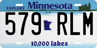 MN license plate 579RLM
