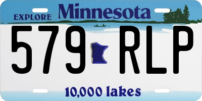 MN license plate 579RLP