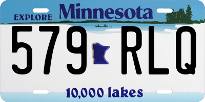 MN license plate 579RLQ