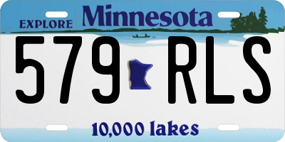 MN license plate 579RLS