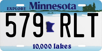 MN license plate 579RLT