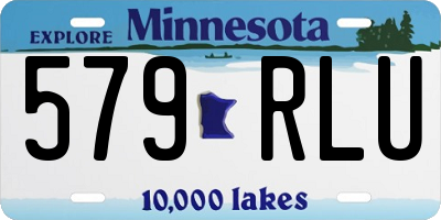 MN license plate 579RLU