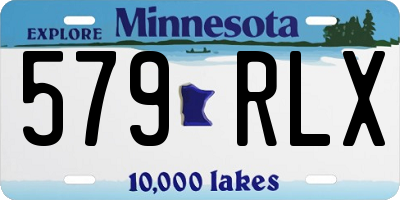 MN license plate 579RLX