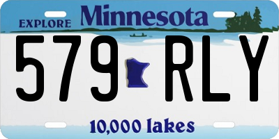 MN license plate 579RLY