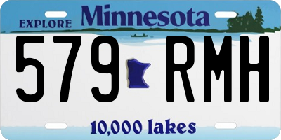 MN license plate 579RMH
