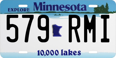 MN license plate 579RMI