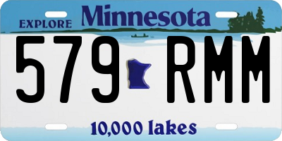MN license plate 579RMM