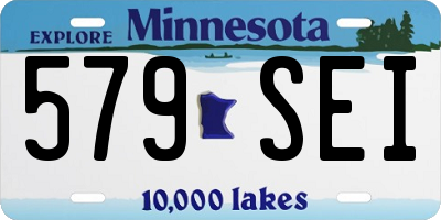 MN license plate 579SEI