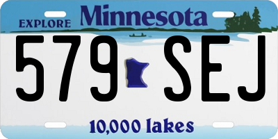 MN license plate 579SEJ