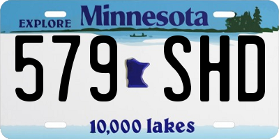MN license plate 579SHD