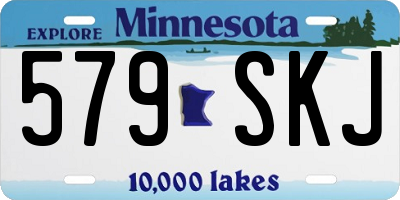 MN license plate 579SKJ