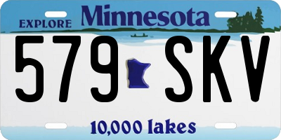 MN license plate 579SKV