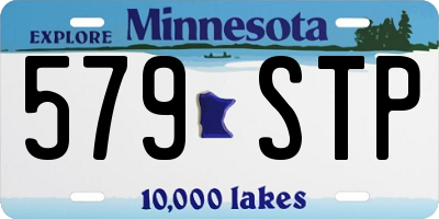 MN license plate 579STP
