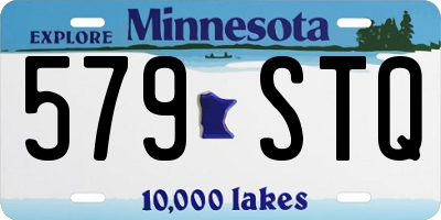 MN license plate 579STQ