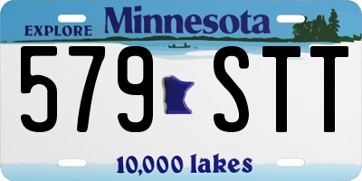 MN license plate 579STT