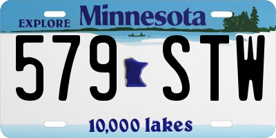 MN license plate 579STW
