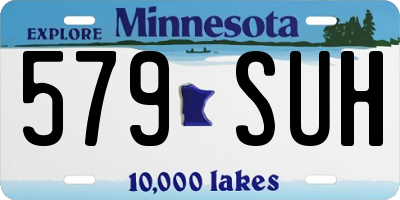 MN license plate 579SUH