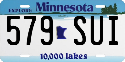 MN license plate 579SUI
