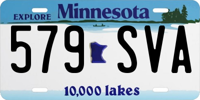 MN license plate 579SVA
