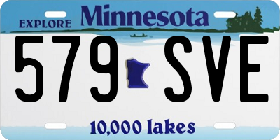 MN license plate 579SVE
