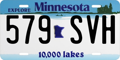 MN license plate 579SVH