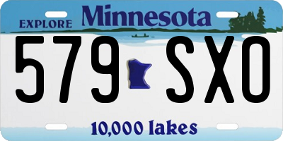 MN license plate 579SXO