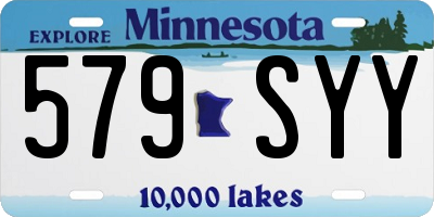MN license plate 579SYY