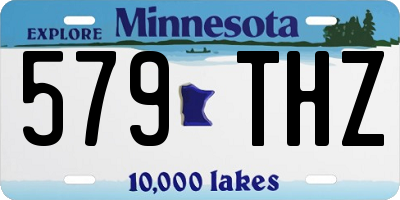 MN license plate 579THZ