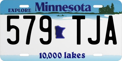 MN license plate 579TJA