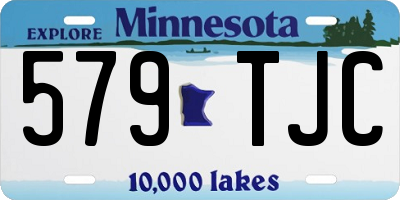 MN license plate 579TJC