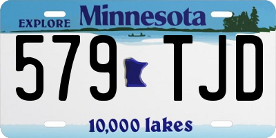 MN license plate 579TJD