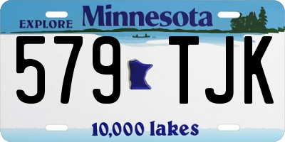 MN license plate 579TJK