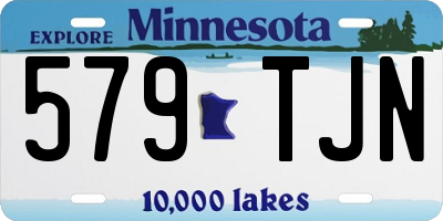 MN license plate 579TJN