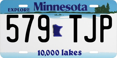 MN license plate 579TJP