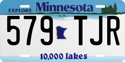 MN license plate 579TJR