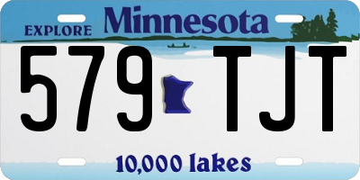 MN license plate 579TJT