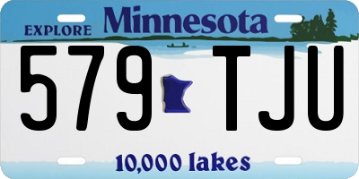 MN license plate 579TJU