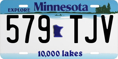 MN license plate 579TJV