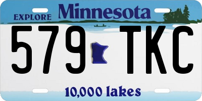 MN license plate 579TKC